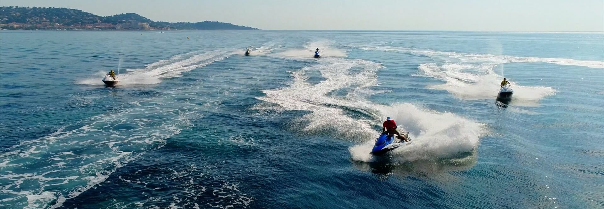 Randonnée jet ski à Cogolin vers les plages de Pampelonne et de l'Escalet
